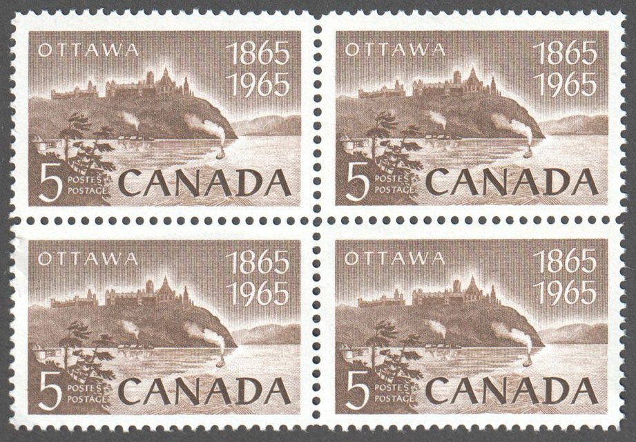 Canada Scott 442 MNH Block - Click Image to Close